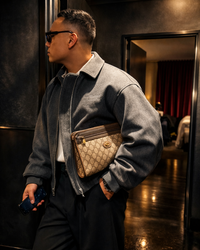 Vintage Gucci GG Canvas Pouch Bag