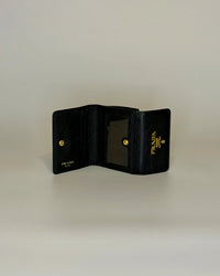 Prada Leather Tri-fold Wallet