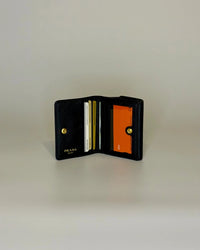 Prada Leather Tri-fold Wallet