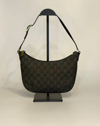 Vintage Gucci Hobo GG Canvas Shoulder Bag
