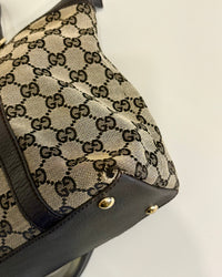 Vintage Gucci Abbey GG Canvas Tote Bag