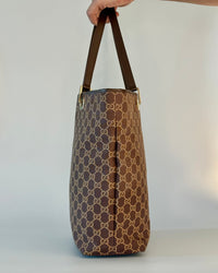 Vintage Gucci CC Canvas Tote Bag