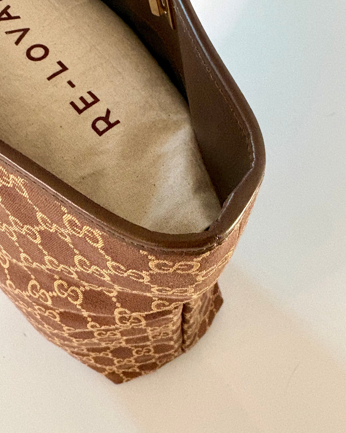 Vintage Gucci CC Canvas Tote Bag