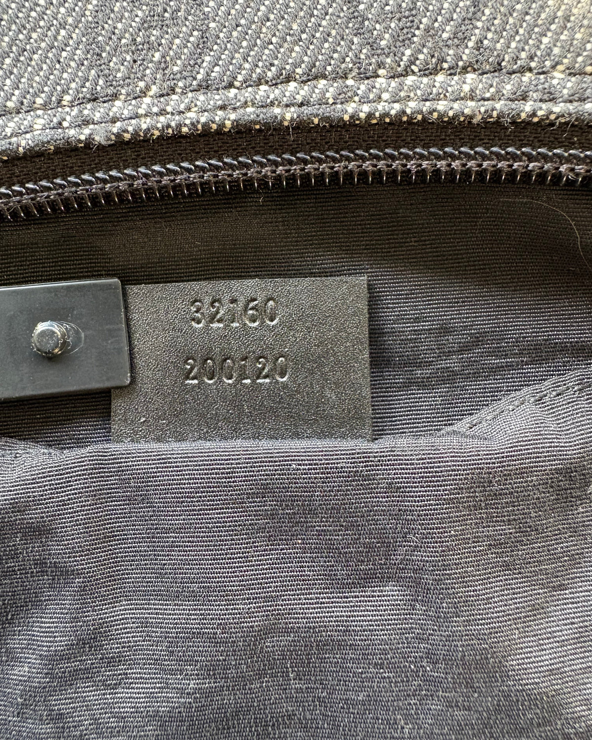 Vintage Gucci Hobo GG Canvas Shoulder Bag