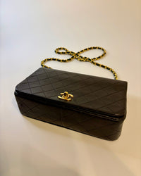 Vintage Chanel Classic Full Flap 24K Gold Hardware